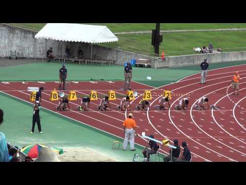 2015年 東海陸上選手権　男子h100m決勝