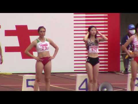 2022日本選手権陸上 女子100mH 予選