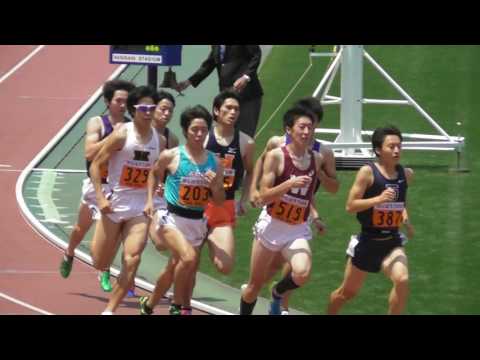 関東インカレ男子800ｍ予選3組　2016.5.21