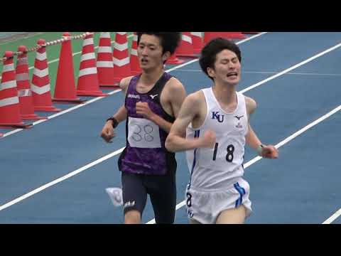 日体大記録会5000m15組 宇津野(神奈川大)組トップ 2022.6.5