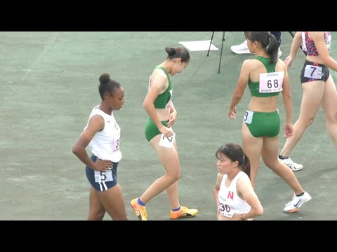 準決勝 女子100m 関東学生新人陸上2024