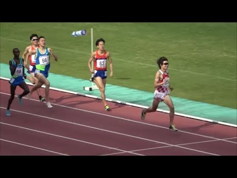 東日本実業団陸上2019 男子1500m3組
