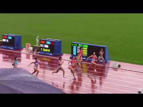 2017 U18陸上 女子100m 準決勝
