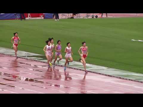 2019西日本学生対校陸上 女子800m準決勝4 2