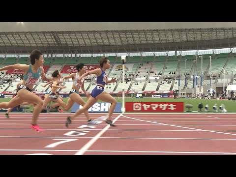【第107回日本選手権】女子 100ｍ 準決勝2組