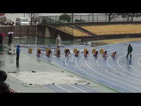 2018 水戸市陸上記録会 中学男子100m2組