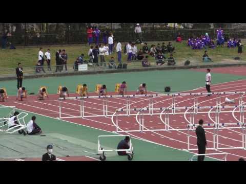 2017 大阪インカレ　男子　110mH 予選　第4組