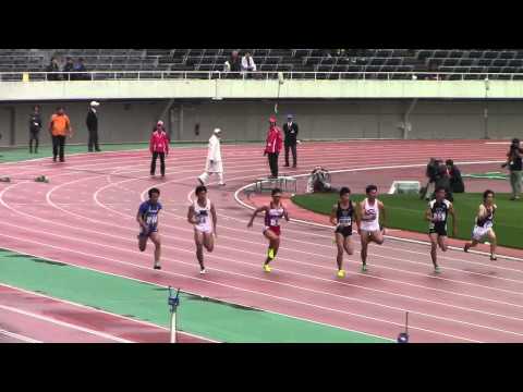 2015 織田記念陸上男子100m 予選1 桐生 10”36