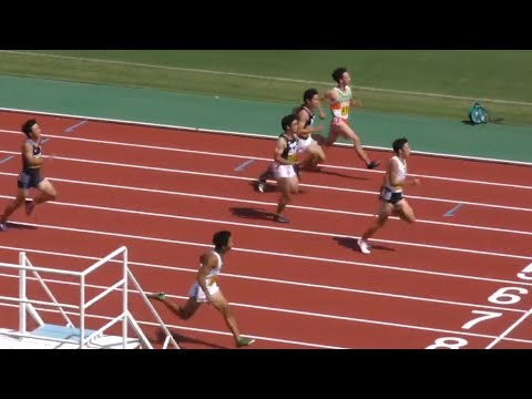 男子100m 予選3組 関東学生新人 R01