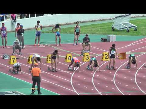 H29　千葉県高校総体　男子100m　予選8組