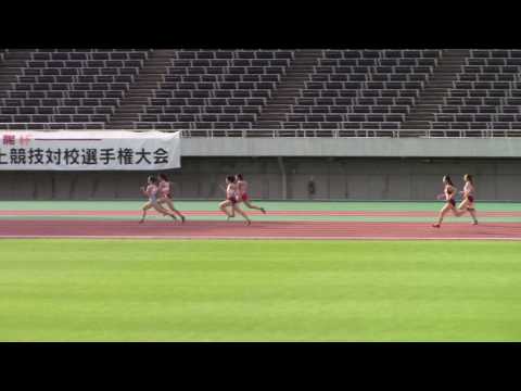 2017 西日本インカレ陸上 女子4×100mR 予選 1～5