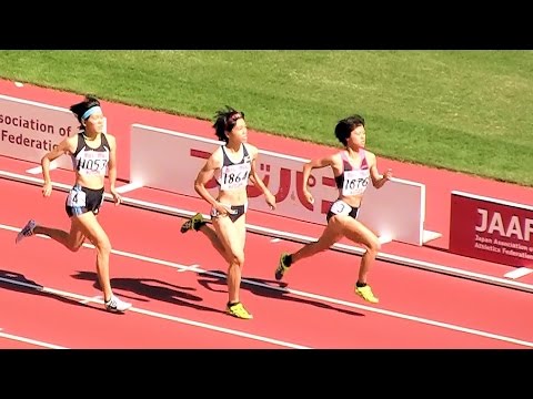 2015ユース陸上女子 800ｍ 予選2組 20151017