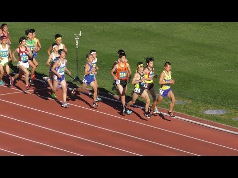 H30　都道府県駅伝選考会　中学男子3000m