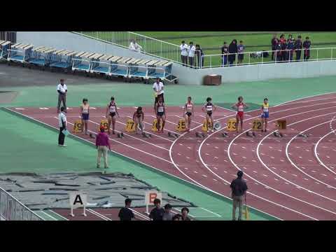 2018 茨城県高校新人陸上 女子100m決勝