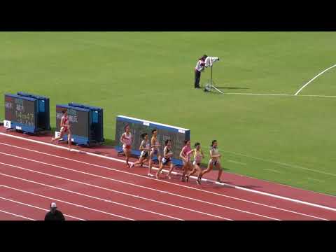 女子800m予選1組　U18日本選手権R01