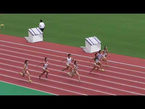 第59回東海陸上競技選手権大会　女子100m　予選第2組　2016/8/28