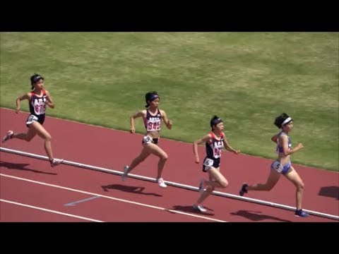 長野県高校総体陸上2018 女子800m決勝