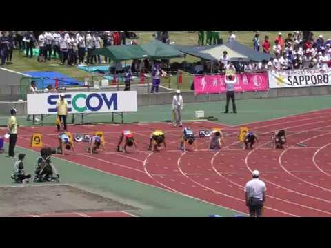 2018 関東インカレ陸上 男子2部 100m 予選2組