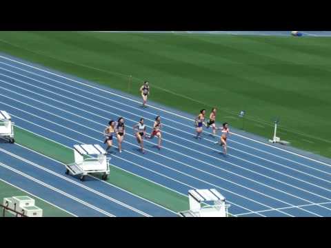 2017 茨城県選手権陸上 女子200m準決勝2組