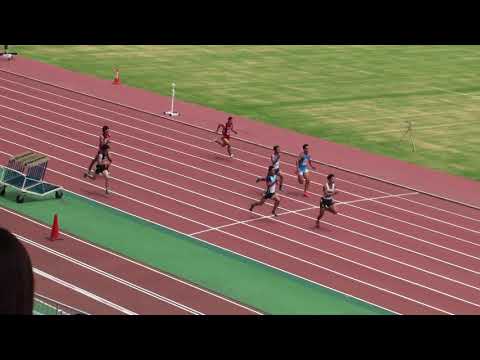 2018 茨城県高校個人選手権 男子100m予選7組