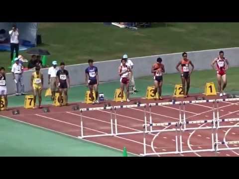 第84回近畿陸上競技選手権大会　男子110ｍH決勝