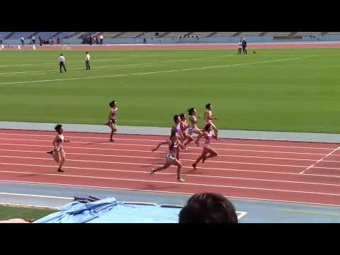 2018日本インカレ陸上 女子200m準決勝1～2