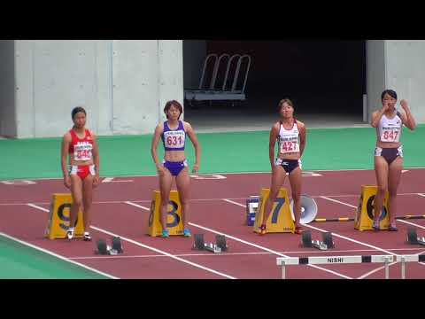 2017年度 近畿陸上選手権 女子100mH決勝（+2.1）