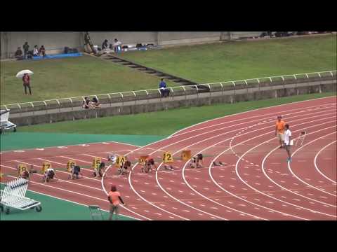女子A（中学3年）100m　予選3組　～ジュニアオリンピック陸上　高知県選考会～