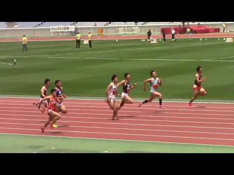 大瀬戸一馬 10.53(-0.8) / 2016関東インカレ陸上 男子1部 100m予選3組