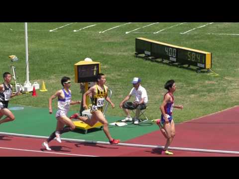2017 秋田県陸上競技選手権 男子 800m 予選2組