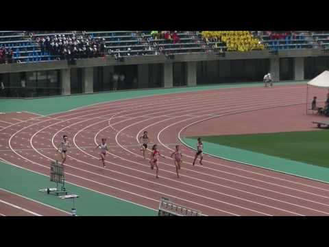 20170617_南九州高校総体陸上_女子200m_予選1組