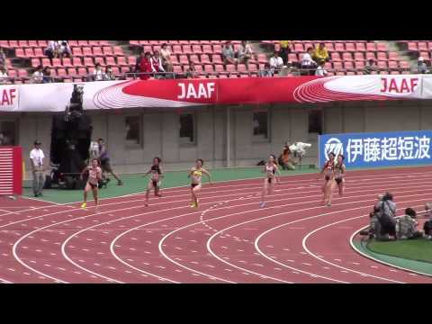 2015 日本選手権陸上 女子200m 予選2