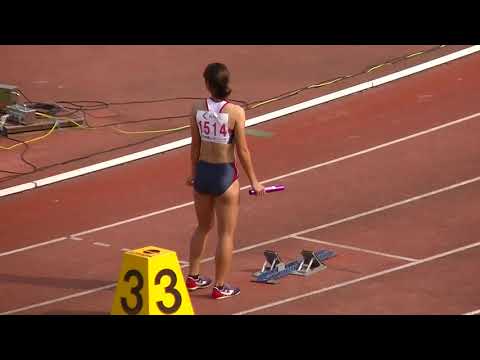 20191026北九州陸上カーニバル 一般女子4x100mR決勝