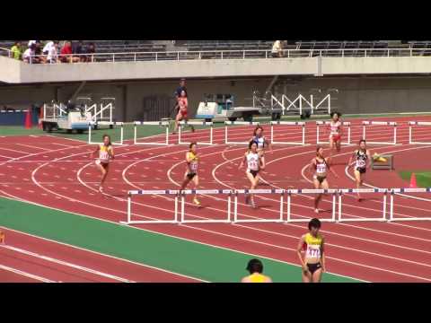 2017 西日本インカレ陸上 女子400mH 準決勝1～3