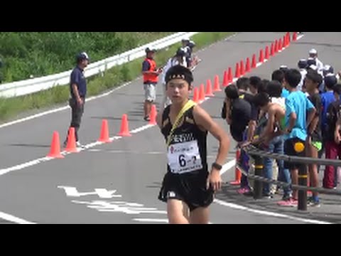 しらかわ駅伝2016 Ａ競技高校男子 第6中継所