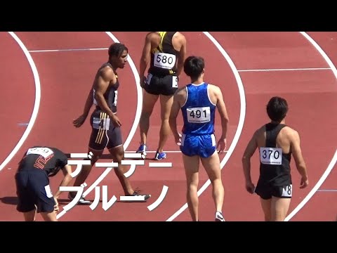 準決・決勝 男子100m 東日本実業団陸上2024