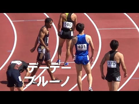 準決・決勝 男子100m 東日本実業団陸上2024