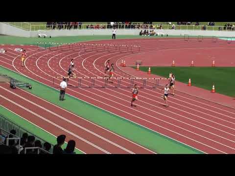 2018 茨城県高校総体陸上 男子400mH準決勝1組