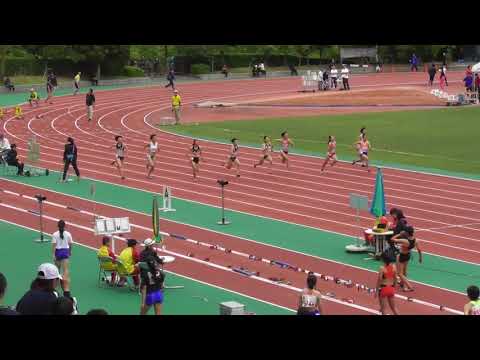 2018京都高校陸上　市内ブロック予選　女子100m1～4組修正版