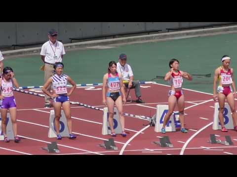 2019 東北陸上競技選手権 女子 100m 予選1組