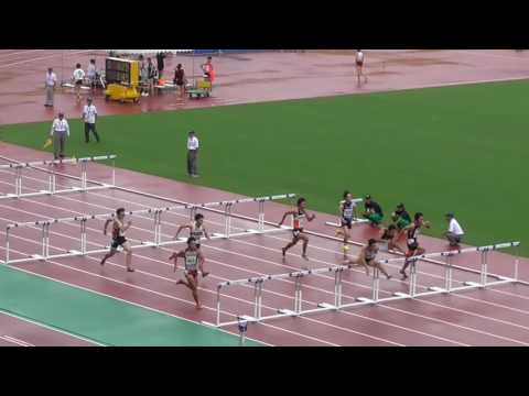 第51回全国高等専門学校体育大会陸上競技　男子110mH　予選第1組　2016/8/24