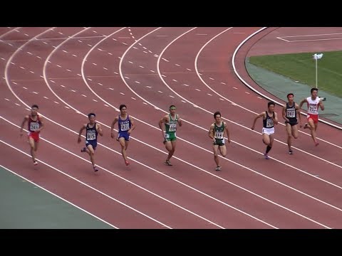 近畿インターハイ 男子200m決勝 2019.6 総体