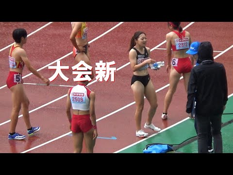 決勝 U20 女子400mH 日本選手権陸上2024