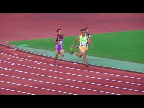 2017京都高校ユース陸上　共通男子4×400mR予選3組西京･堀川･西城陽