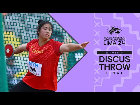 Bingyang Han secures U20 discus title for China 🇨🇳 | World Athletics U20 Championships Lima 2024