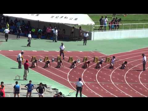 2015 関東選手権陸上 女子100m 予選1組