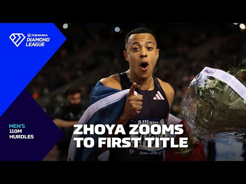 Sasha Zhoya wins first Diamond League title in Brussels 110m hurdles - Wanda Diamond League 2024