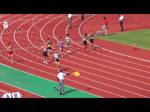 2017ギャレックス杯　1年男子100m決勝　福井県中学地区対抗陸上競技大会