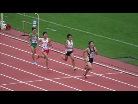 群馬県高校陸上強化大会2017 男子1500m(2・3年)TR2組