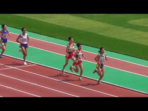 2018年度 兵庫リレーカーニバル 中学女子1500m決勝